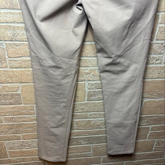 Nina Mclemore Straight Leg Stretch Cotton Sliming Pants Size 8 Tan - Picture 3 of 6